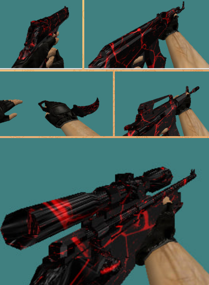 Пак моделей «Red Web»